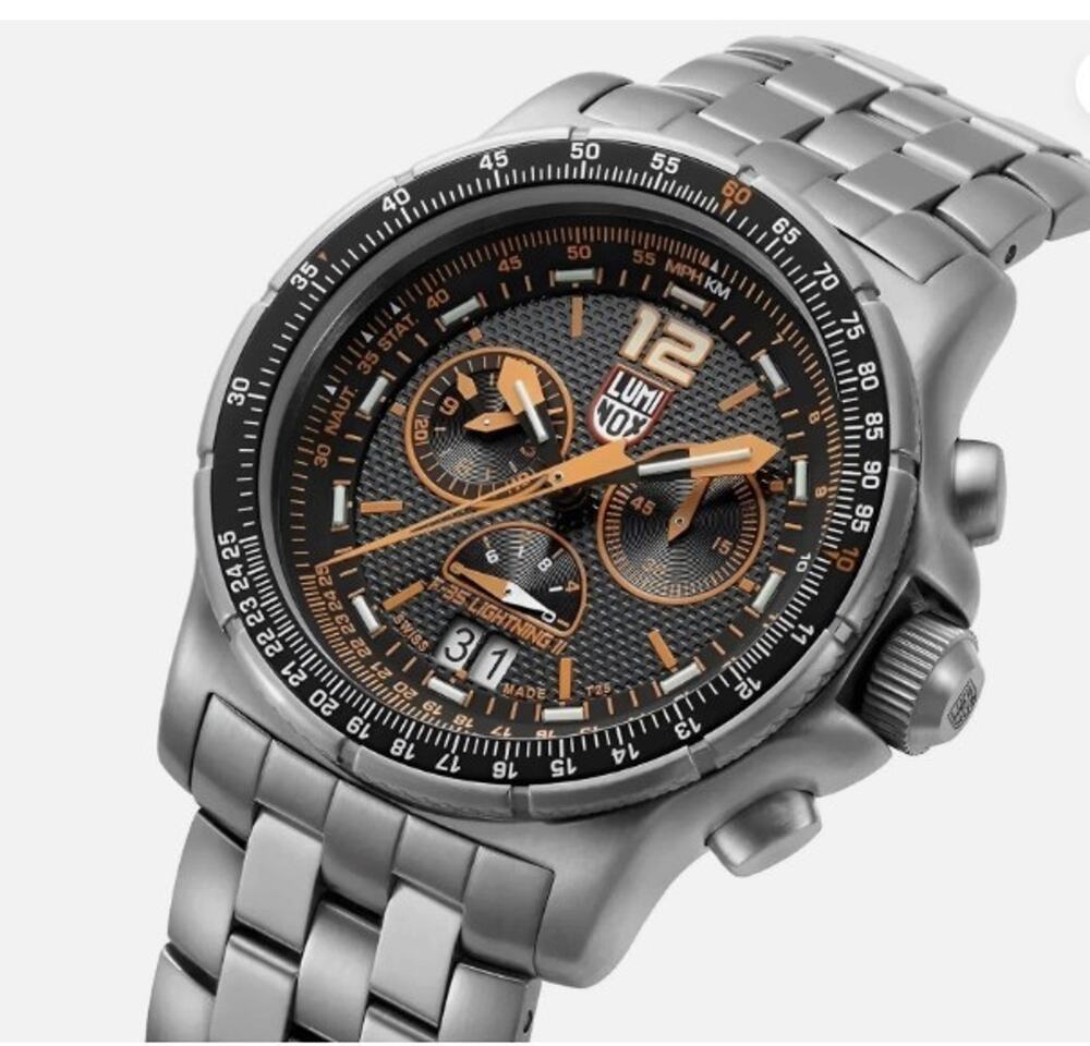 Luminox 9382 Gent's Chrono Black Dial Steel Bracelet Dive Watch